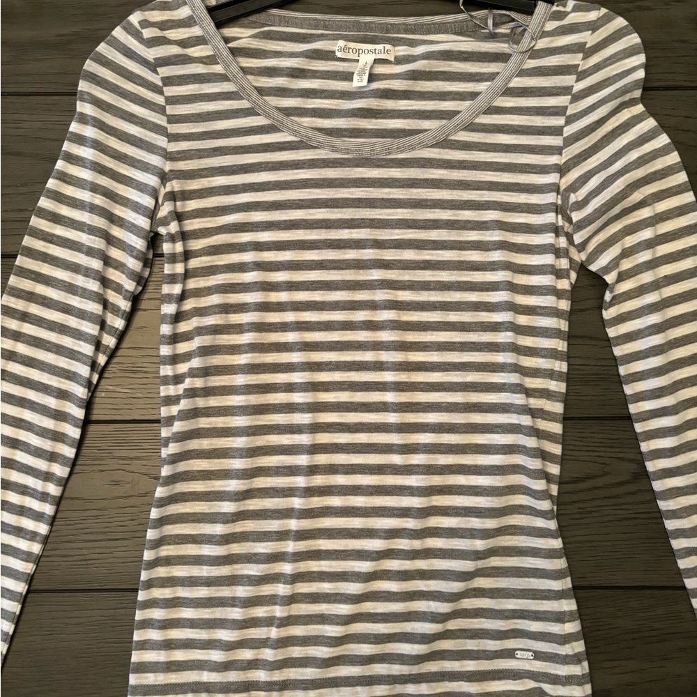Women’s long Sleeve Aeropostale Striped Shirt -Small